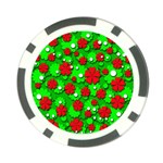 Xmas flowers Poker Chip Card Guards (10 pack) 