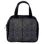 Black and White Tribal Pattern Classic Handbags (One Side)