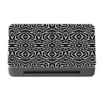 Black and White Tribal Pattern Memory Card Reader with CF