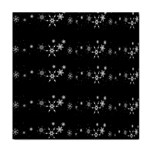 Black elegant  Xmas design Face Towel