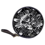 Black And White Passion Flower Passiflora  Classic 20-CD Wallets