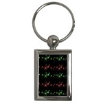 Decorative Xmas snowflakes Key Chains (Rectangle) 