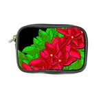 Xmas red flowers Coin Purse