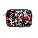 Red abstract flowers Coin Purse