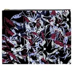 Decorative abstract floral desing Cosmetic Bag (XXXL) 