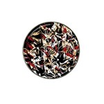 Abstract floral design Hat Clip Ball Marker (10 pack)