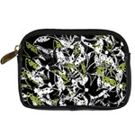 Green floral abstraction Digital Camera Cases