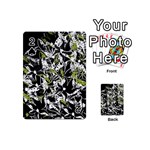 Green floral abstraction Playing Cards 54 (Mini) 