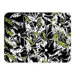Green floral abstraction Double Sided Flano Blanket (Mini) 