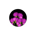 Purple tulips Golf Ball Marker (4 pack)