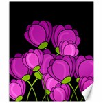 Purple tulips Canvas 20  x 24  
