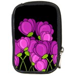 Purple tulips Compact Camera Cases