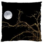 Nature Dark Scene Large Flano Cushion Case (One Side)