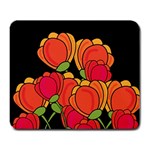 Orange tulips Large Mousepads