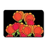 Orange tulips Small Doormat 