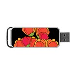 Orange tulips Portable USB Flash (Two Sides)