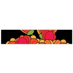 Orange tulips Flano Scarf (Small)