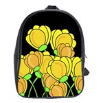 Yellow tulips School Bags (XL) 