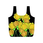 Yellow tulips Full Print Recycle Bags (S) 