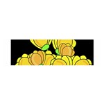 Yellow tulips Satin Scarf (Oblong)