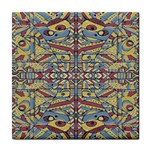 Multicolor Abstract Tile Coasters