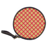 Mod Yellow Circles On Orange Classic 20-CD Wallets