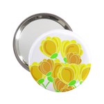 Yellow flowers 2.25  Handbag Mirrors