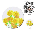 Yellow flowers Multi-purpose Cards (Round) 