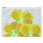 Yellow flowers Cosmetic Bag (XXL) 