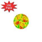 Yellow garden 1  Mini Buttons (100 pack) 