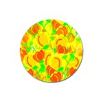 Yellow garden Magnet 3  (Round)