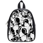Black and white garden School Bags (Small) 