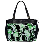 Green abstract garden Office Handbags
