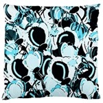 Blue abstract  garden Standard Flano Cushion Case (Two Sides)