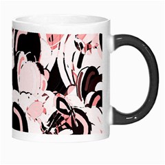 Pink abstract garden Morph Mugs from ArtsNow.com Right