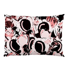 Pink abstract garden Pillow Case (Two Sides) from ArtsNow.com Front
