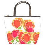Orange flowers  Bucket Bags