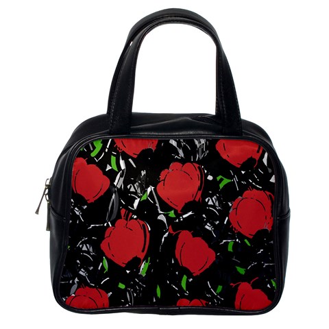 Red roses Classic Handbags (One Side) from ArtsNow.com Front