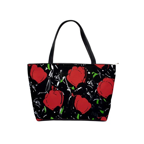 Red roses Shoulder Handbags from ArtsNow.com Front