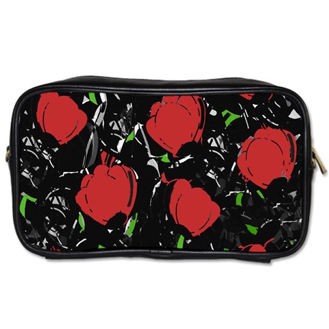 Red roses Toiletries Bags from ArtsNow.com Front