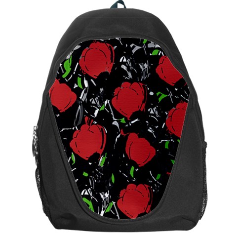 Red roses Backpack Bag from ArtsNow.com Front