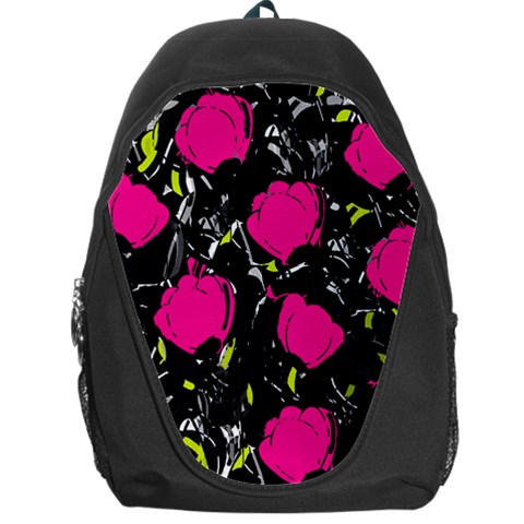 Pink roses  Backpack Bag from ArtsNow.com Front