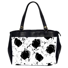 Black roses Office Handbags (2 Sides)  from ArtsNow.com Front