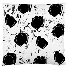 Black roses Large Cushion Case (Two Sides) from ArtsNow.com Front