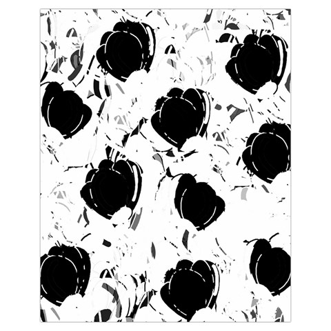 Black roses Drawstring Pouches (Extra Large) from ArtsNow.com Front