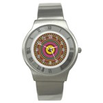 Ornament Mandala Stainless Steel Watch