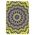 Yellow Blue Gold Mandala Flap Covers (S) 