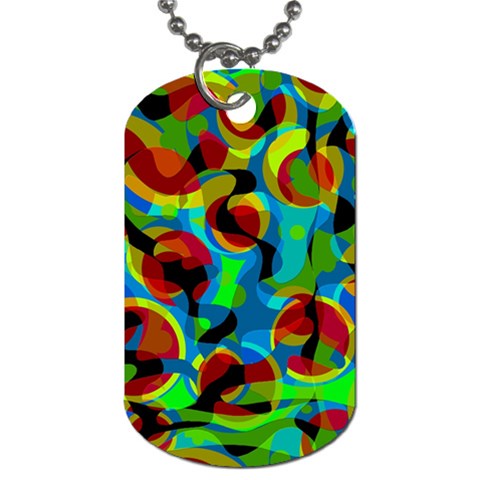 Colorful Smoothie  Dog Tag (Two Sides) from ArtsNow.com Front