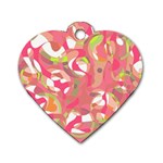 Pink smoothie  Dog Tag Heart (One Side)