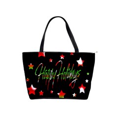 Happy Holidays 2  Shoulder Handbags from ArtsNow.com Front